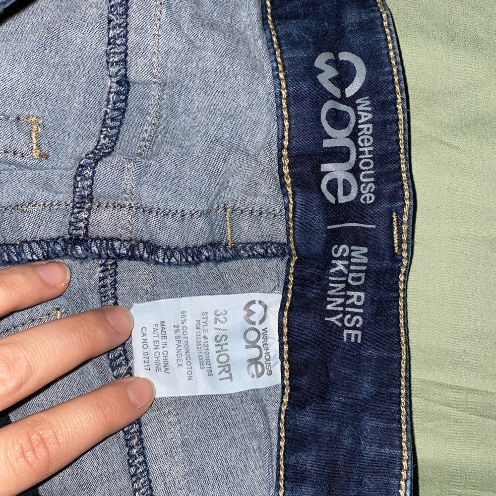 Warehouse Skinny Jeans - Light Blue
